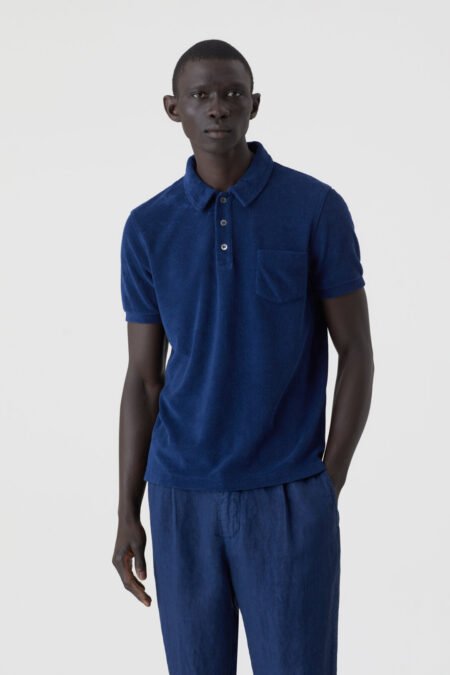 Terry Cloth Polo T-Shirt